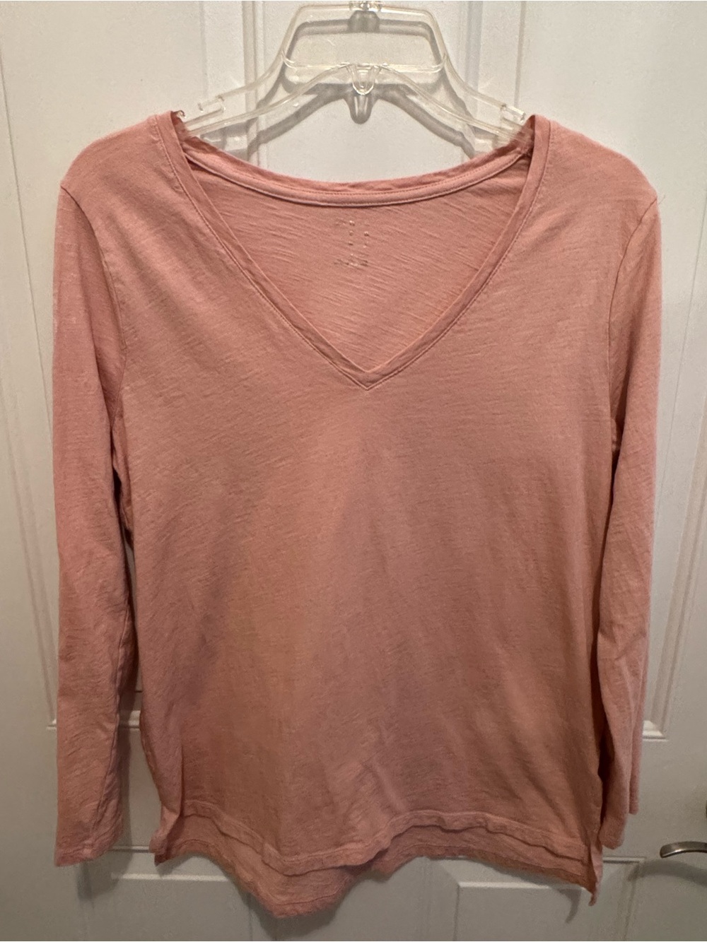 a new day Light Dusty Pink V‑Neck Long Sleeve Top
